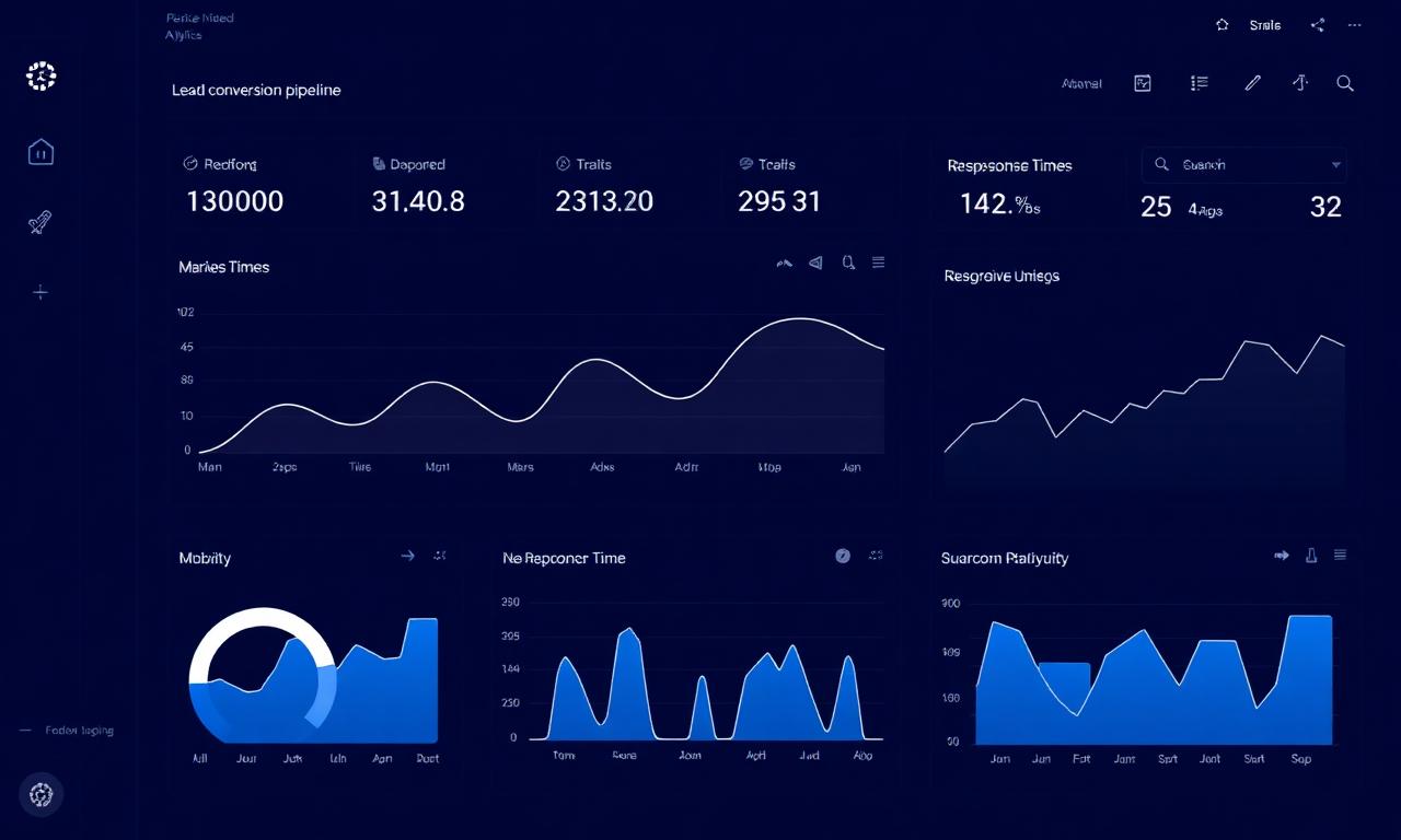 North Elevate demo dashboard showing lead conversion metrics